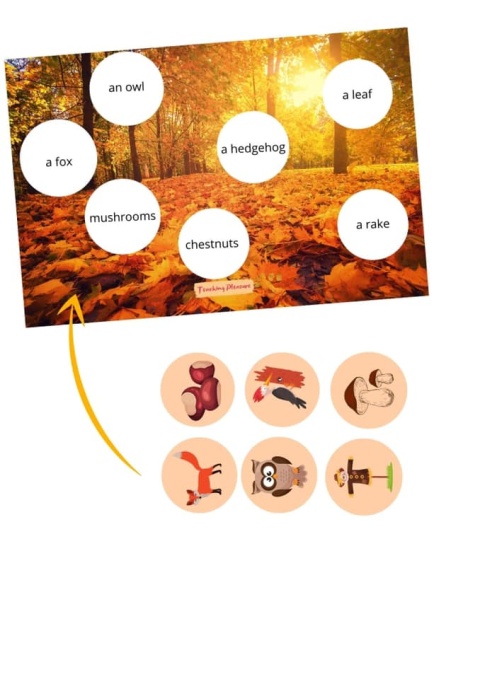 AUTUMN - vocabulary, speaking and games PACK