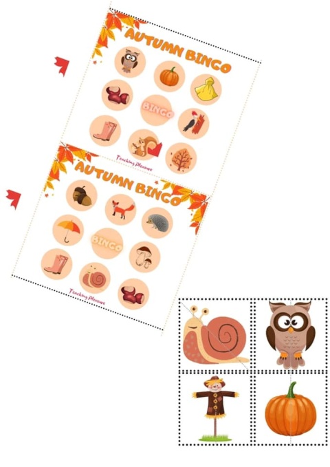 AUTUMN - vocabulary, speaking and games PACK