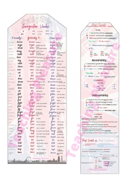BOOKMARKS irregular verbs&tenses
