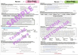 E8 Use of English Practice SETS