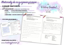 E8 WRITING BOOSTER A2+/B1