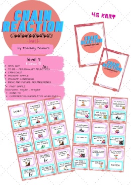 Gra językowa CHAIN REACTION (level 3)