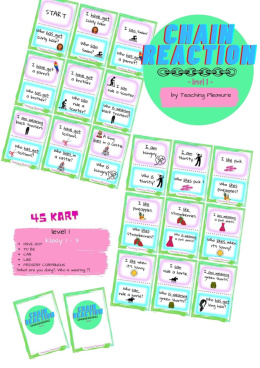 Gra językowa CHAIN REACTION (pakiet levels 1-5)
