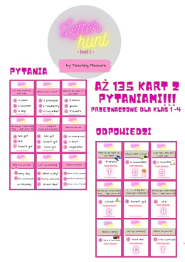 Gra językowa LETTER HUNT level 1