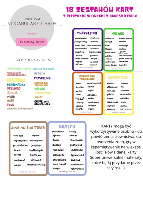 Gra językowa LETTER HUNT (level 2) egzamin ósmoklasisty