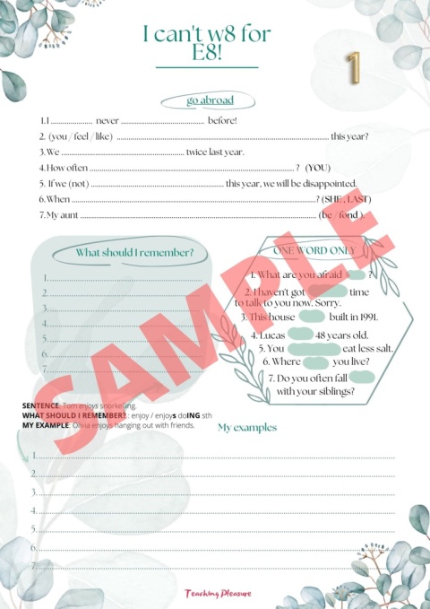 I can't w8 for e8! [egzamin ósmoklasisty]