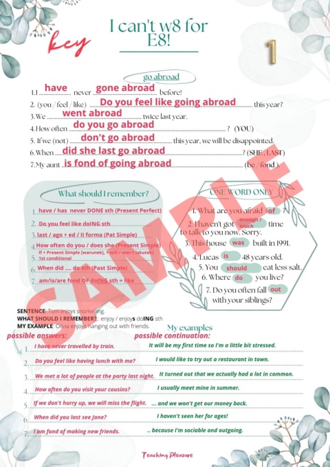 I can't w8 for e8! [egzamin ósmoklasisty]