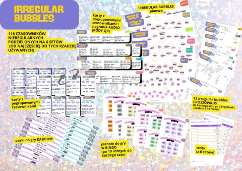 IRREGULAR VERBS BUBBLES (czasowniki nieregularne)