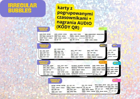 IRREGULAR VERBS BUBBLES (czasowniki nieregularne)