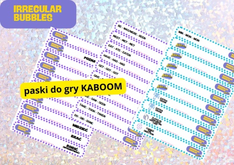 IRREGULAR VERBS BUBBLES (czasowniki nieregularne)