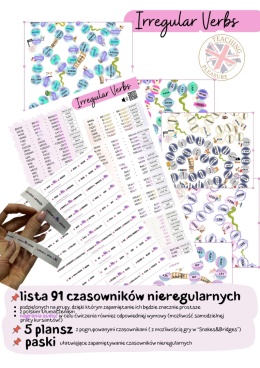 IRREGULAR VERBS learning&teaching aid (czasowniki nieregularne)