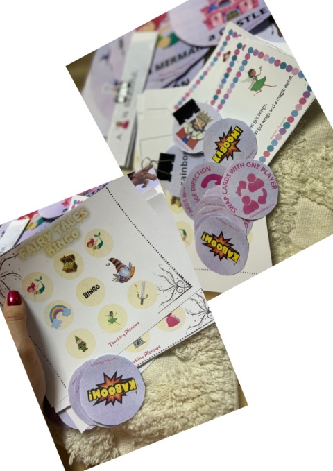In the World of Fairy Tales - VOCABULARY & GAMES (bingo, kaboom)