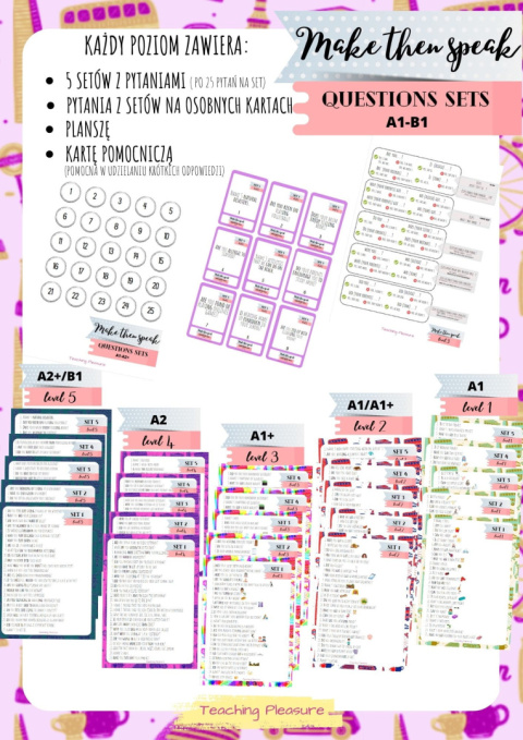 MAKE THEM SPEAK speaking cards LEVEL 1