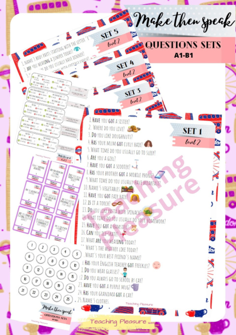 MAKE THEM SPEAK speaking cards LEVEL 2