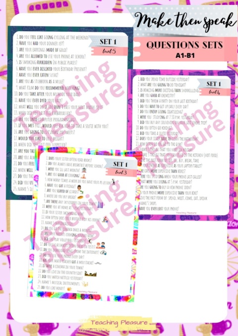 MAKE THEM SPEAK speaking cards LEVEL 5