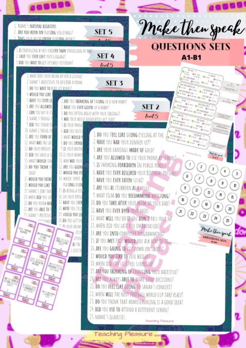 MAKE THEM SPEAK speaking cards LEVEL 5