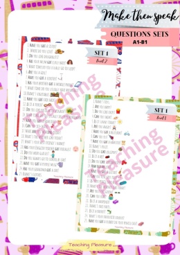 MAKE THEM SPEAK! speaking cards LEVELS 1-5