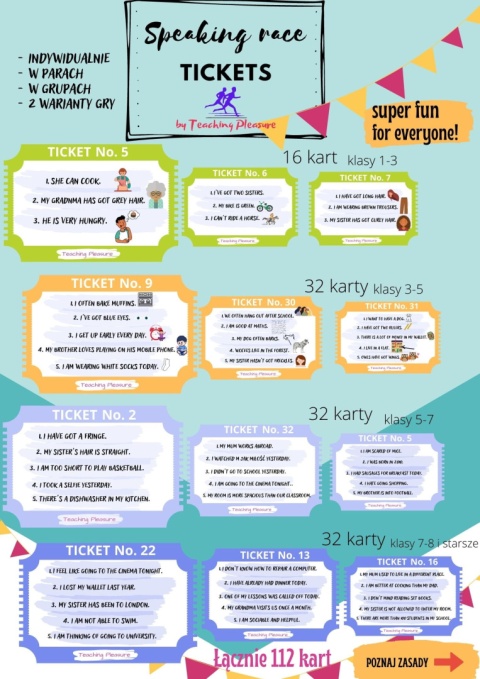 SPEAKING RACE TICKETS